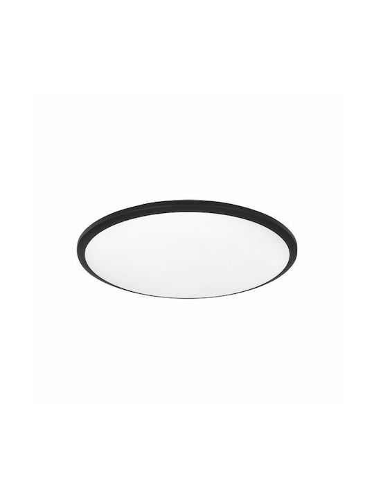 Spot Light Ceiling Bathroom Light Black with Integrated LED