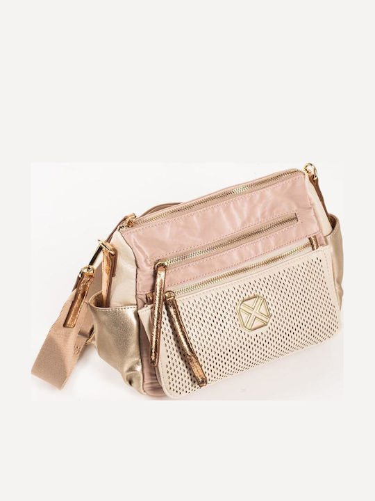 Xti Fabric Women's Crossbody Bag Beige