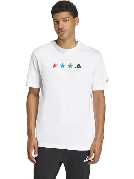 adidas Αθλητικό T-shirt Λευκό