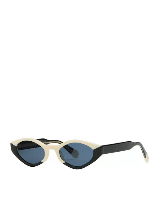 Spektre Unisex Sunglasses with Black Horn-Rimmed Frame ZOE04S