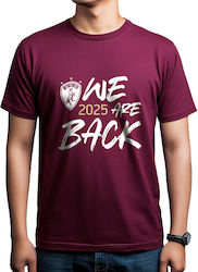 AEL FC Kurzarm T-Shirt Weinrot