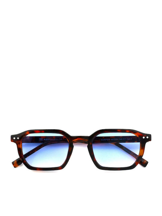 Red Raven Harper Unisex Sunglasses with Brown T...