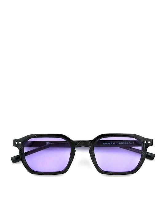 Red Raven Harper Unisex Sunglasses With Purple ...