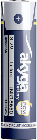 Li-ion Battery Inr18650 Akyga Aky2461 3.7v 3200mah Protection