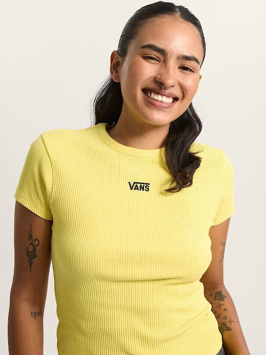 Vans Women's Yellow T-shirt