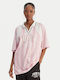 Women's Polo Blouse Cherry Blossom