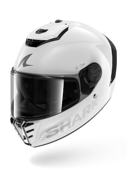 Shark Spartan RS SP Lyne White/Silver Κράνος Μηχανής Full Face ECE 22.06 1500gr με Pinlock και Sunvisor