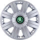 Set Capace De Roți Auto 14 Cu Compatibilitate Skoda 4 Bucăți Verzi