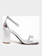 Damen Sandalen Silber