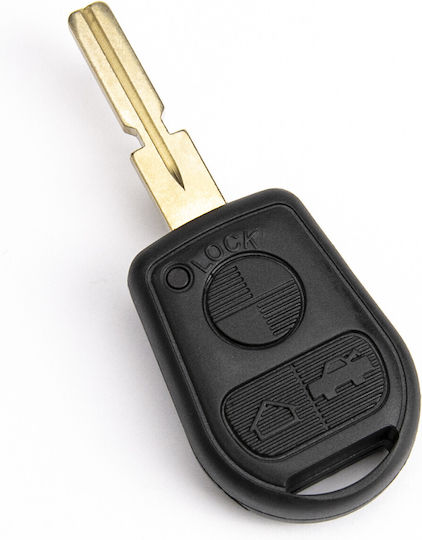 Carcasă Cheie Auto cu Lamă cu 3 Butoane pentru Bmw
