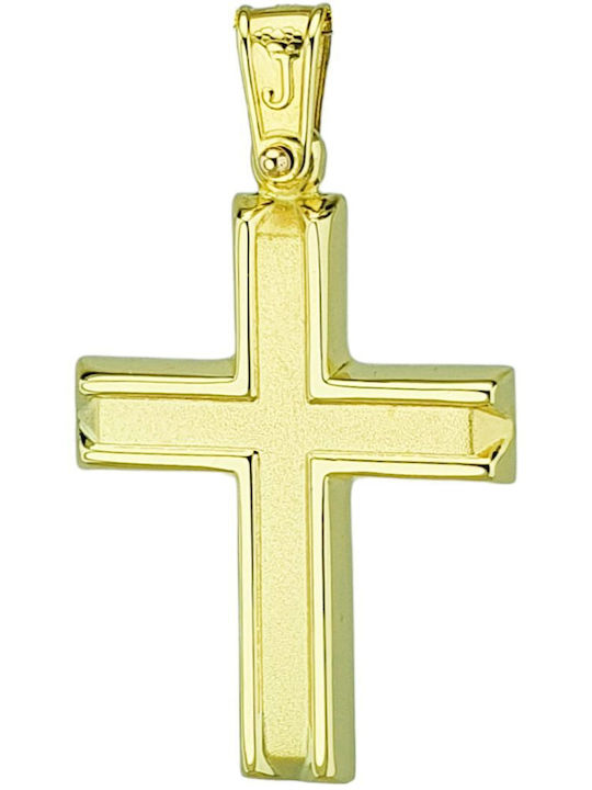 Papadopoulos Gold Männlicher Kreuz ohne Kette