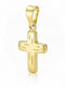 Kiriakos Gofas Damen Gold Kreuz 14K Ohne Kette