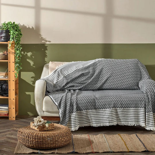 Kotonia Home Κουβερλί Υπέρδιπλο Gray 220x240cm