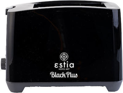 Estia Toaster 2 Slots 750W Black