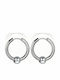 Sharks Bay Clothing Men's Steel Hoop Earrings