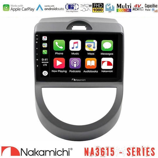 Nakamichi Ηχοσύστημα Αυτοκινήτου για Kia Soul 2009-2011 (Bluetooth/USB/WiFi/GPS/Apple-Carplay/Android-Auto) με Οθόνη Αφής 9"