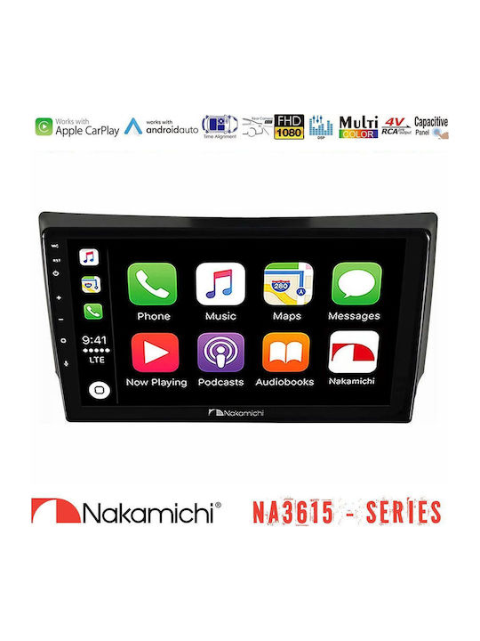 Nakamichi Car Audio System for SsangYong Rexton 2002-2006 Bluetooth USB WiFi GPS Apple CarPlay Android Auto with 9" Touch Screen