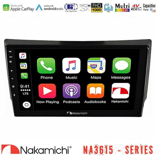 Nakamichi Car Audio System for SsangYong Rexton 2002-2006 Bluetooth USB WiFi GPS Apple CarPlay Android Auto with 9" Touch Screen