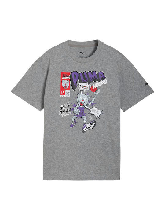 PUMA Kids T-shirt Gray Flagrant Foul