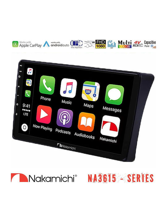 Nakamichi Car Audio System for Nissan Navara / Pathfinder 2006-2012 Bluetooth USB WiFi GPS Apple CarPlay Android Auto with 9" Touch Screen