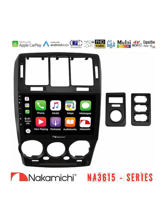 Nakamichi Car Audio System for Hyundai Getz 2002-2009 Bluetooth USB WiFi GPS Apple CarPlay Android Auto with 9" Touch Screen