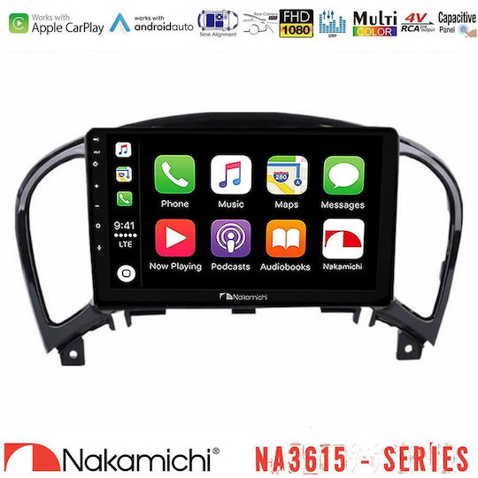 Nakamichi Car Audio System for Nissan Juke 2019 Bluetooth USB WiFi GPS Apple CarPlay Android Auto with 9" Touch Screen