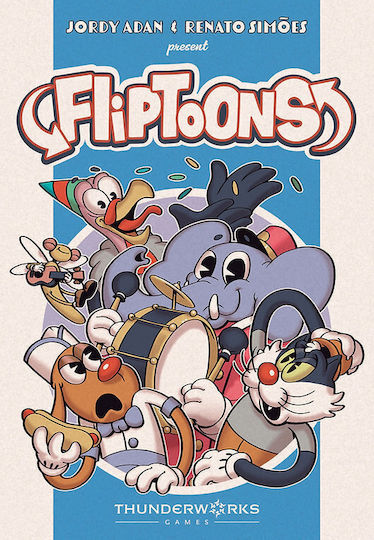 Επιτραπέζιο Παιχνίδι Fliptoons για 1-4 Παίκτες 10+ Ετών (EN) Thunderworks Games