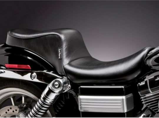 Le Pera Σέλα Διπλή Οδηγού Συνεπιβάτη Μοτοσυκλέτα Harley Davidson '06 '17 Dyna Μαύρη Lepera Cherokee 2-up Seat Smooth Black