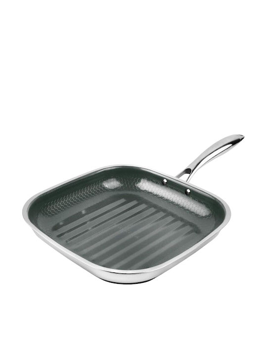 Kohersen Stahl Grill mit Keramik Innenbeschichtung 26cm