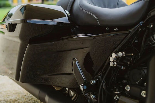 Cult Werk Side Fairing Hd-tou032 Harley Davidson Flhrc 1584 09 Black