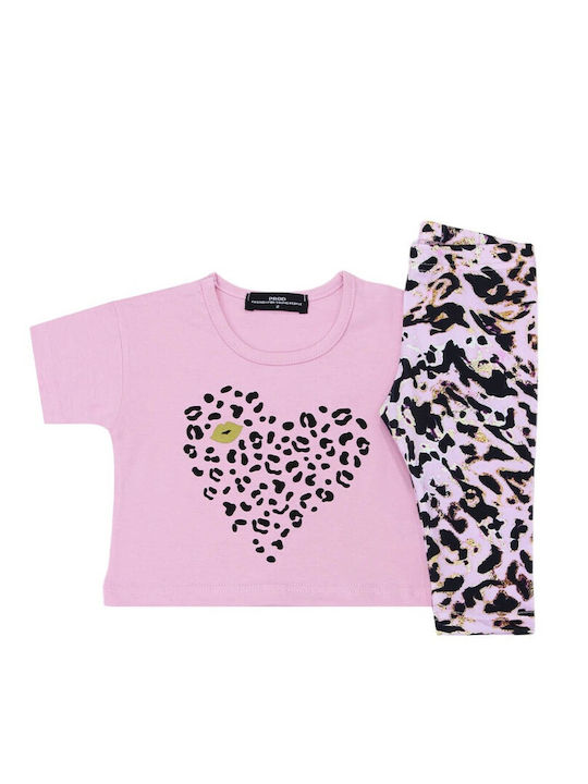 Kinder Sweatpants Set Rosa