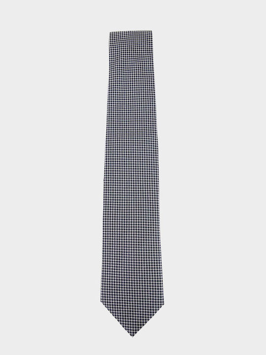 Boss Men's Silk Tie Printed in Blue Color