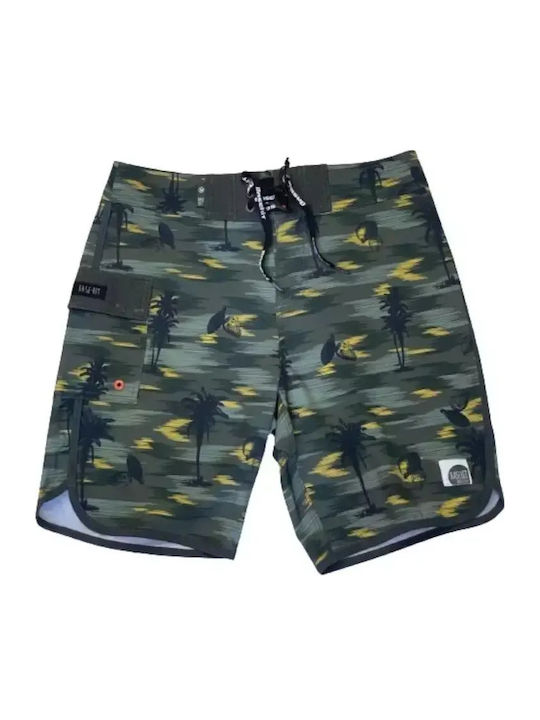 Basehit Costum De Baie Bărbați Bermude Olive