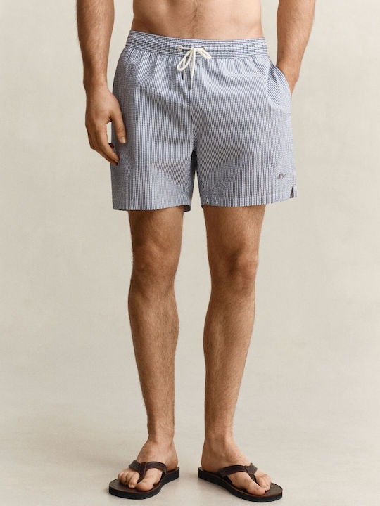 Gant Men's Swim Shorts Blue Striped