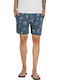 Herren-Bademode Kurze Hosen Marineblau Blumen