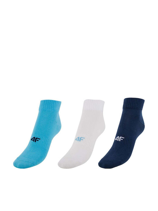 4F 4F Sports Socks Blue 3 Pairs