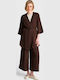 Women's Kimono Brown