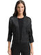 Women's Knitted Cardigan Deep Black