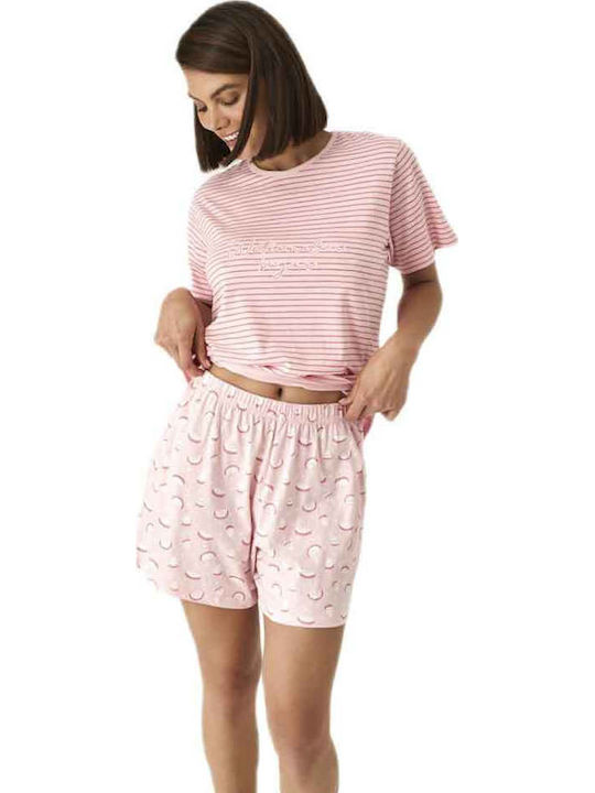 Promise Summer Women's Pink Pyjama Set