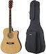 Harley Benton Akustikgitarre D-120ce Nt W Tasche