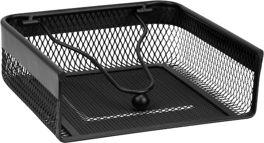Suport Orizontal Pentru Șervețele Greutate Culinaro Home 18.5x18.5xh6.5cm Metal Mat Negru