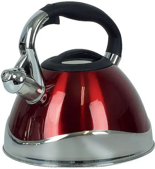 Kela Кетъл Неръждаем Червен 3000ml