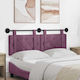 vidaXL Stoff-Kopfstütze Für Bett Lila 150x55cm