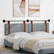 vidaXL Gray Leather Bed Headboard Cushion 170x55cm