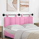 vidaXL Stoff-Kopfstütze für Betten Rosa 150x55cm