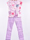 Kids Clothing Set with Pants Summer 2 Pieces Lilac C