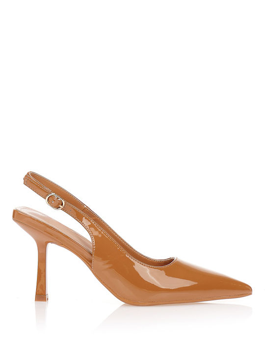 Tsoukalas Spitze Zehe Pumps mit Riemen & Braune...