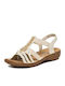 Women's Flat Sandals White