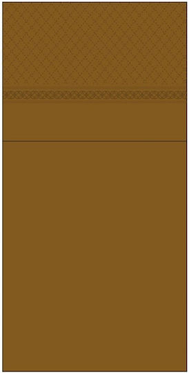 Luxury Paper Brown Napkins Envelope 40cm 2-Ply 16.5gsm 100pcs Finezza 4a-at-19 00030090