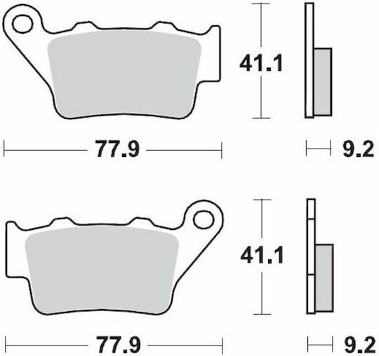 Moto-master Metallic Brake Pads 93211 Yamaha XT 660 R 04-16 Husqvarna CR 125 95-05 1 Set 1 Caliper